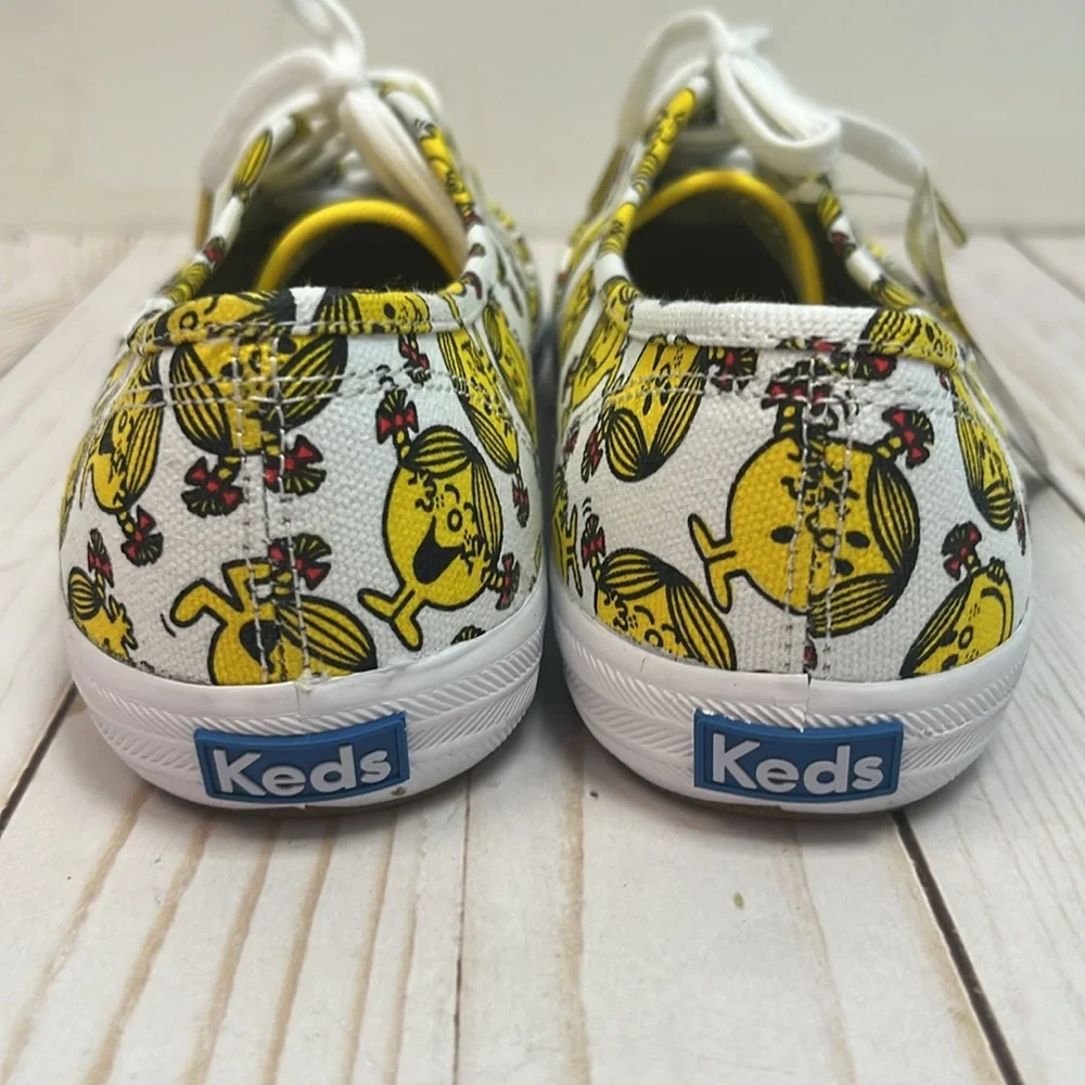 Keds x Little Miss Sunshine Yellow & White Sneakers.Limited edition. NWT. Size 9 - Picture 4 of 8